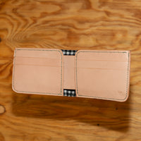 Compact Bi-Fold Vincent Brothers Kangaroo Leather Wallet